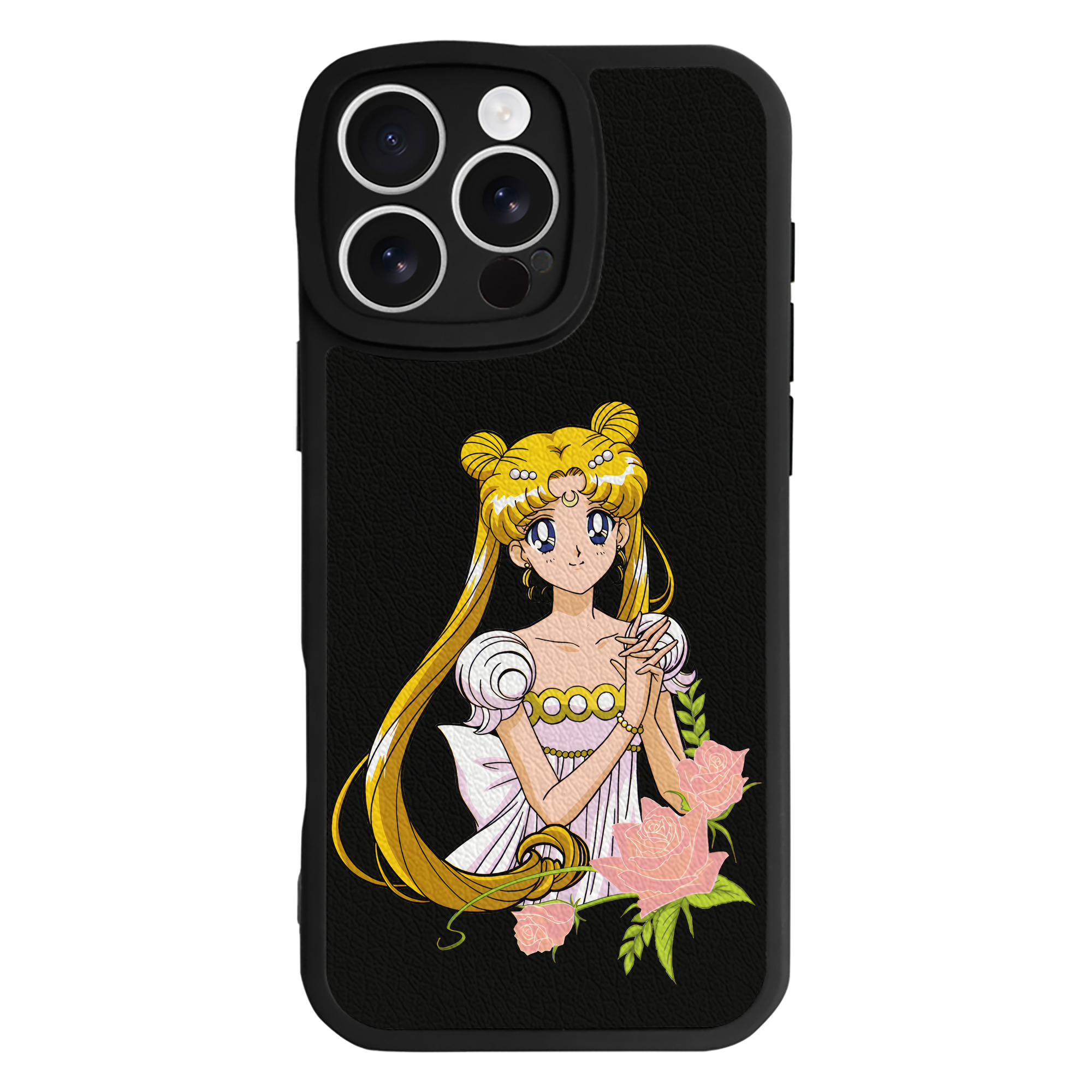 （画像用） 美少女戦士セーラームーン 愛野 美奈子 あいの みなこ Sailor Moon Aino Minako 【iPhone 16シリーズ対応】シリコンスマホケース（レザー調） 材質：シリコン